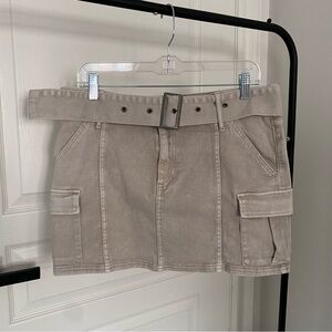H&M Cargo Mini Skirt w/ Belt